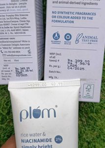 Plum Rice Water &amp; Niacinamide Skincare Set