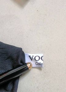 Vogue Small Chic Black Sheer Sleeve Dress