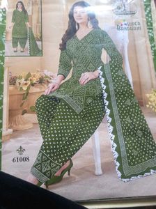 Bandhani Print dress material with Dupatta
