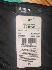 Shein Strapless Maxi Ruffled Dress