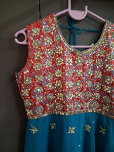 Beautiful Teal Kurta Set with Dupatta