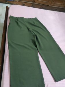 AN OLIVE green Straight  Plazoo