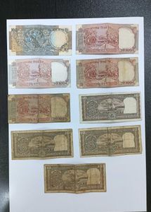 Old Indian currency notes- Collectibles