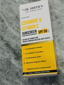 Dr. Seth's Ceramide &amp; Vitamin C Sunscreen SPF 50