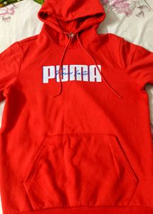 Puma Red Graphic Hoodie 1500 rs