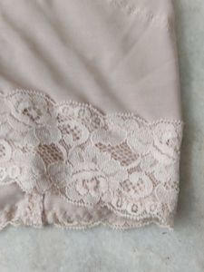 Lace Detail Beige Cami Top
