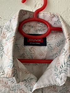 Men's Casual Printed Long Sleeve Shirt