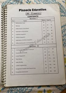 Mathematics &amp; Statistics Std 12th Book