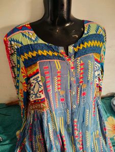 Vibrant Printed Kurta