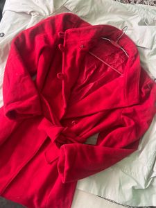 Red Belted Coat