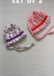 Adorable Baby Bonnets Set