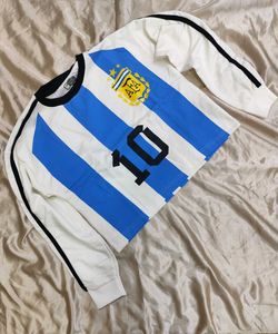 Argentina Football Top - Messi 10