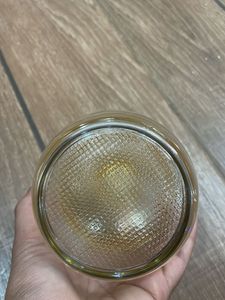 Gilt Glass Jar