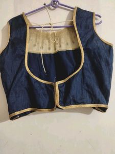 set of 3 Embellished Blue Ethnic Blouse