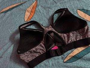 Gray Sports Bra