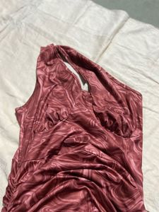 Patterned Mini Dress