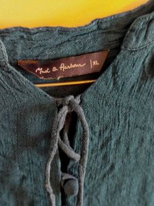 Embroidered Teal Kurta