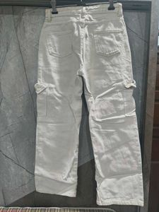 BRANDED Cream Cargo Jeans