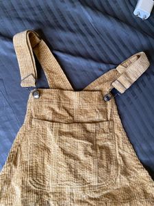 Vintage Corduroy Overall Dress