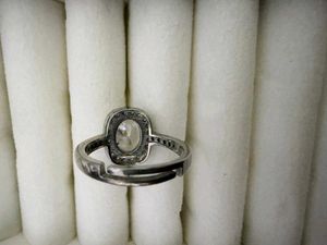 Sparkling Cushion Cut Engagement Ring