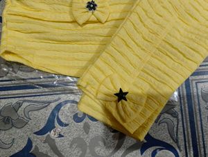 new Cute Yellow Kids Outfit