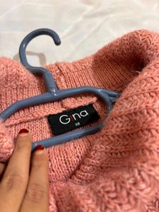 🎉Buy1 Get1 Free🎉Pink Knit Sweater R