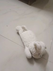 White Plush Dog Toy