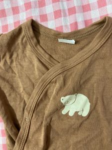 Cute Elephant Baby Bodysuit