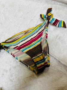 Colorful Striped Bikini Bottom