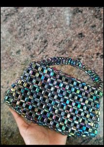 Chic Beaded Evening Clutch