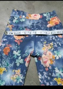Blue Floral Dress &amp; Jeans Set