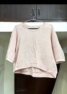 🆕 Pink Knit Shimmer Top