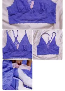 Pink Lace Bralette bra