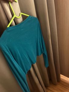 Tommy Hilfiger Teal Long Sleeve Tee