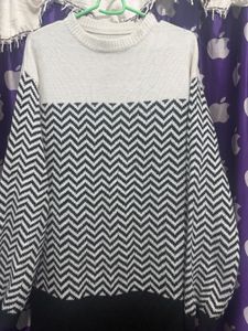 Chevron Pattern Knit Dress