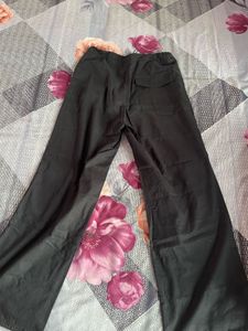 Black Wide Leg Cargo Pants