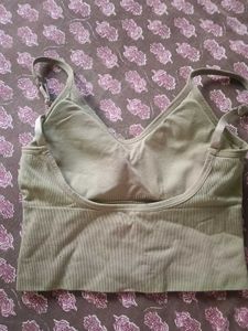 Comfortable Sports Brallete with Butterfly Detail