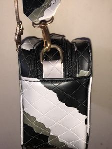 striped sling Bag