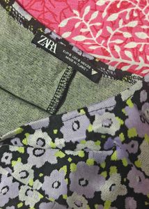 Zara Floral Print Corset Top