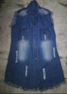 Stylish Denim Tunic Top🥰