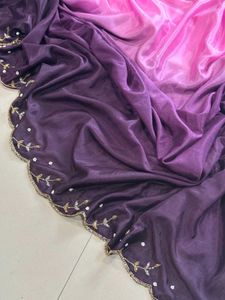 Ombre Purple &amp; Pink Saree