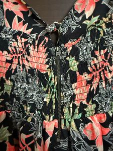 Tropical Print Sundress