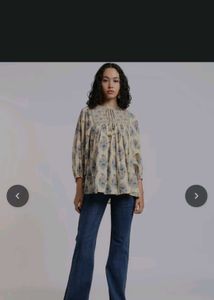 Bohemian Floral Print Kurta