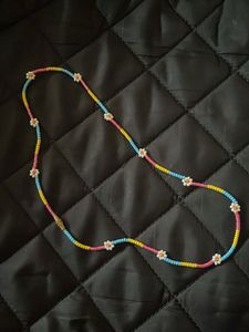 Beaded Flower Necklace