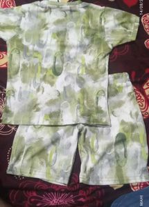 Stylish Abstract Print Co-ord Set