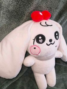 Cute White Bunny Plush Toy
