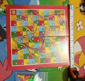Webby Ludo &amp; Snake &amp; Ladders | 2-in-1 Family Board