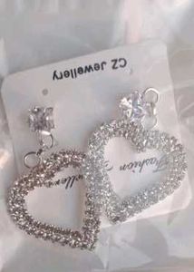 Sparkly Drop Earrings (Set Of 4)