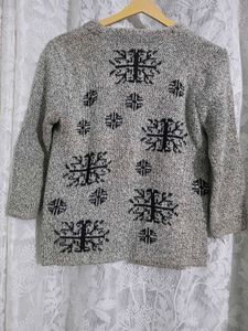 Cozy Reindeer Knit Cardigan
