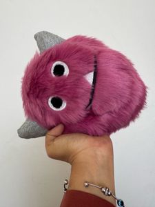 zara limited edition fur monster bag